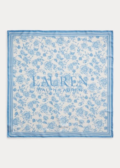 Ralph Lauren Alexa Floral Silk Halstørklæde Dame Danmark (ZRXPV1409)